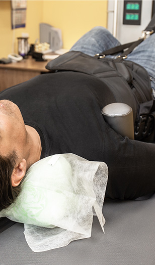 Spinal decompression table at The Chiropractic Edge